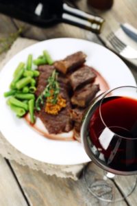 Amarone Wine & Prime Strip Steak